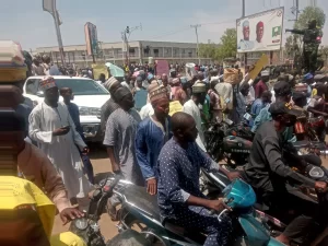 APC Supporters Reject Abba Gida-Gida, Storm Kano INEC Office