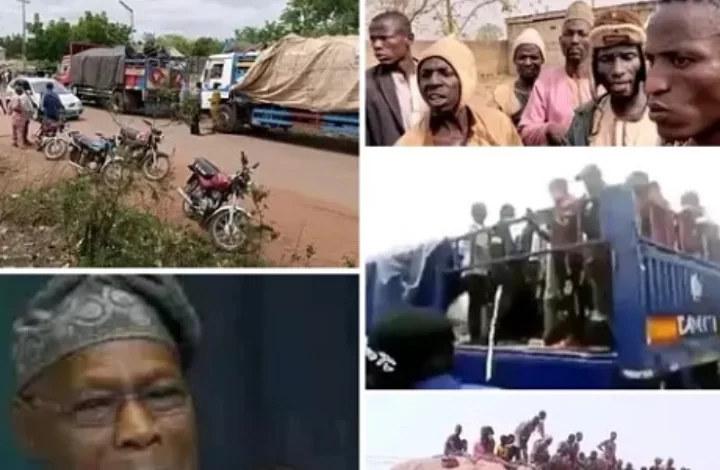 According to Charly Boy, Obasanjo prevented 100 trucks carrying 1.5 million Chadians from entering Nigeria to vote., victor osimhen Nigerian football player, tobechukwu nathaniel bassey Tobechukwu (Praise God), lionel messi barcelona Lionel Messi — Footballer, peter obi presidential candidate, r kelly, chelsea transfer news, comedy, manchester united vs barcelona, stability songs mp3 download, chelsea transfer news, nyesom wike Governor of Rivers State, oyibo chukwu labour party, chadians entering kaduna, singer r kelly R. Kelly,